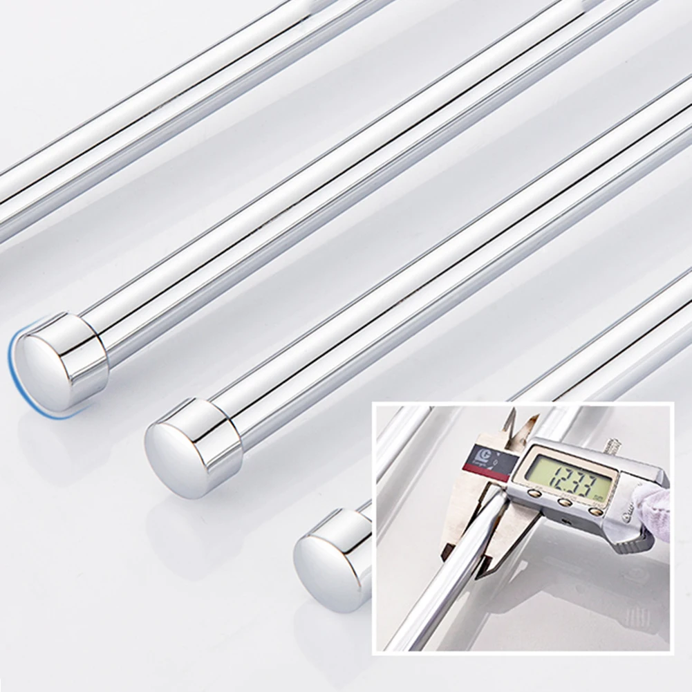 

4-layer Rotary Moveable Stainless Steel Towel Rack Towel Bar Bathroom Towel Holder Kitchen Organizer Storage Rack For Towel
