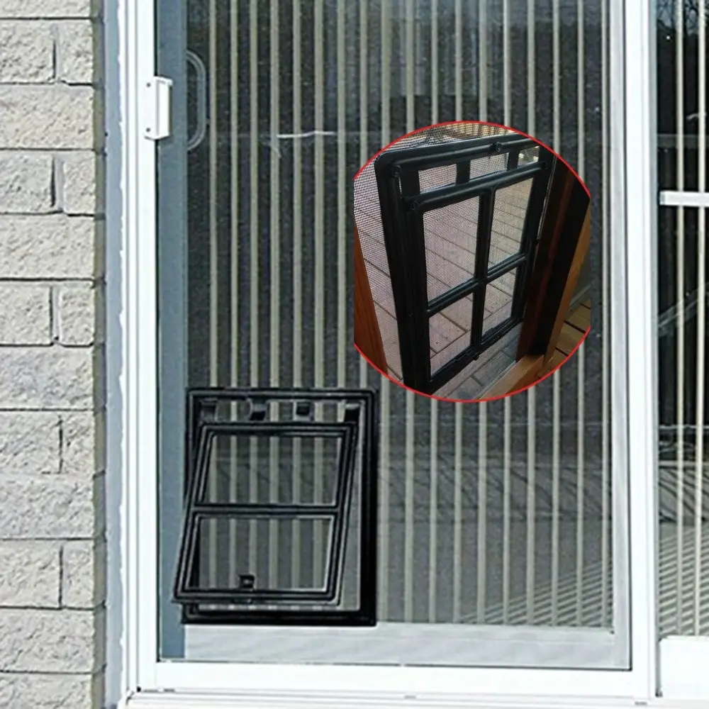 Дверь для домашних питомцев магнитная откидная дверь кошек и собак защита от