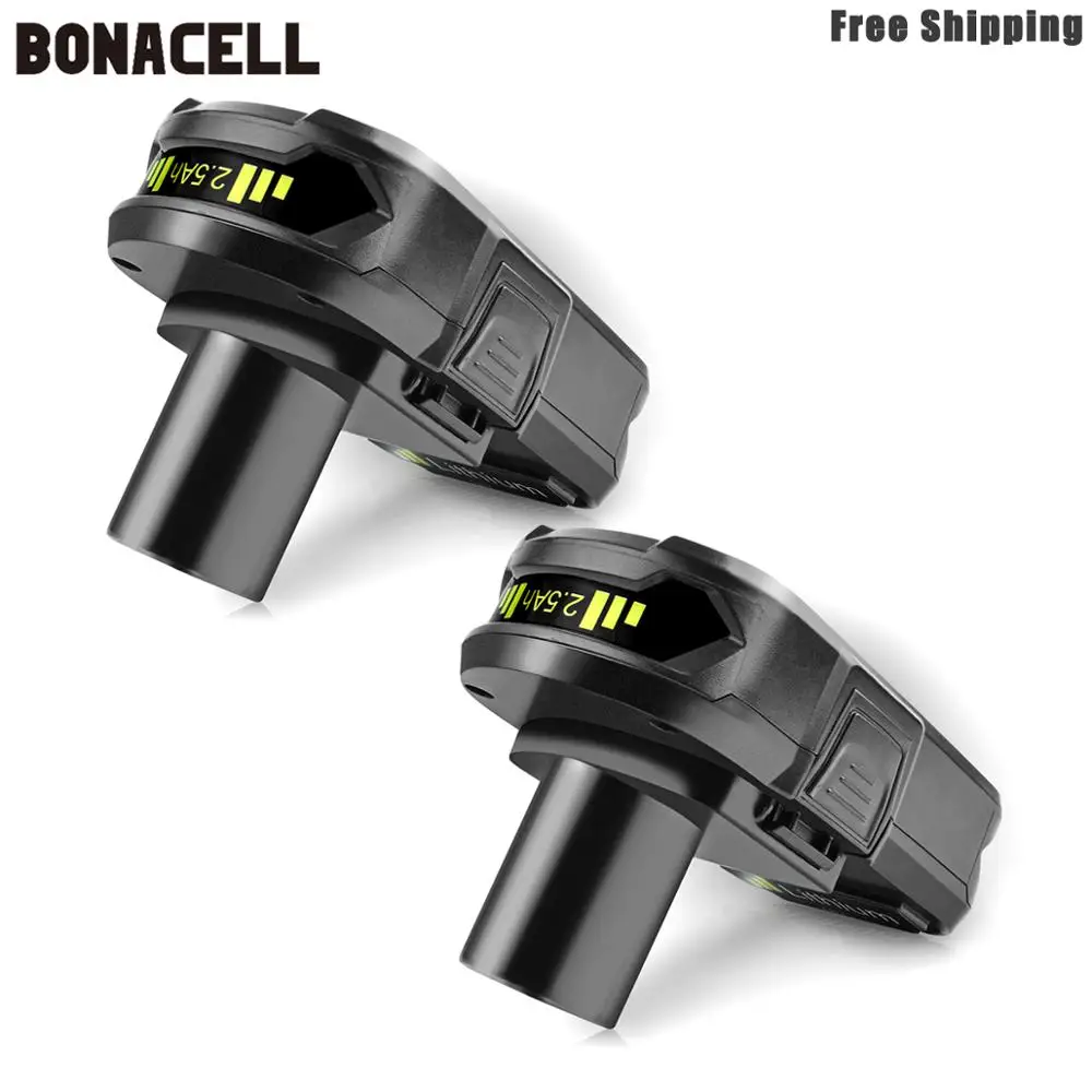 Аккумуляторная батарея bonacell 2500 мАч запасная литий ионная для Ryobi P104 P105 P103 P107 P731 P740