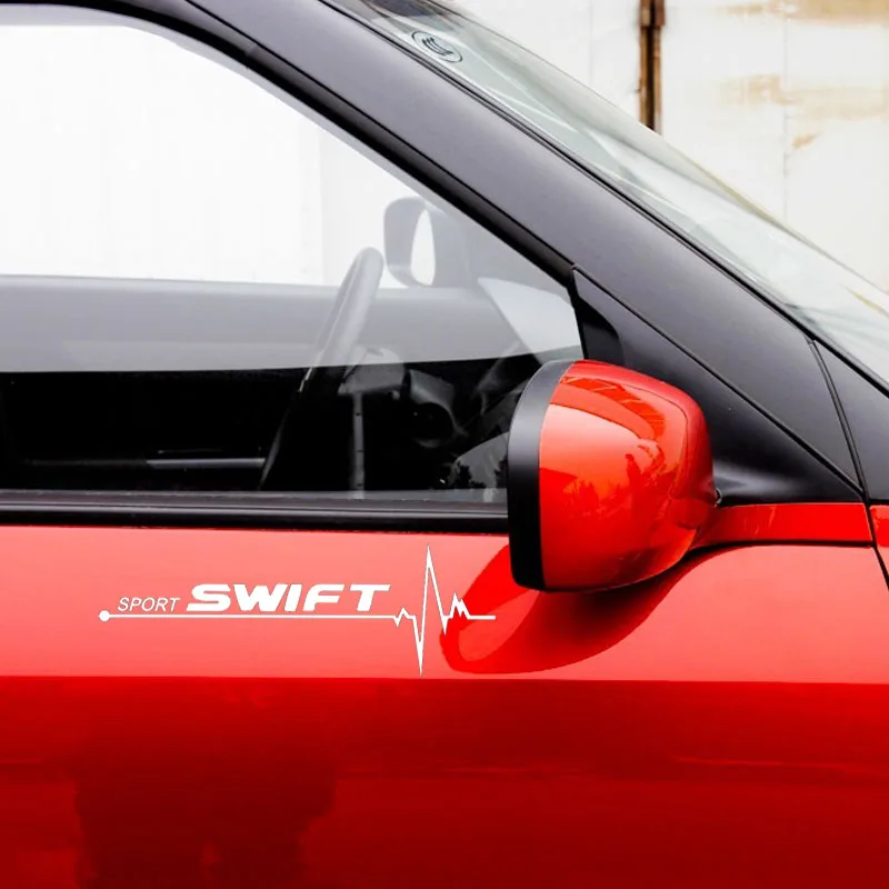 

2 шт., виниловые автомобильные наклейки для Suzuki Swift