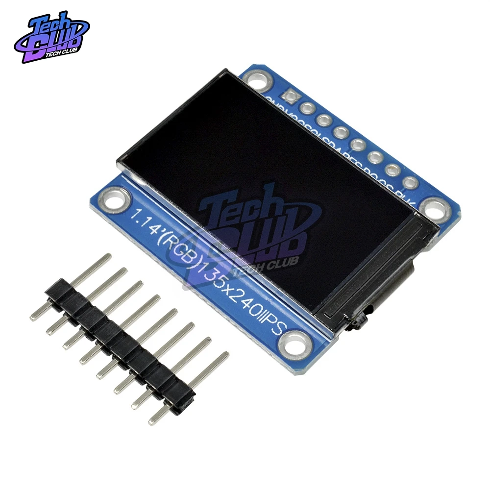 1,14 дюймов ips OLED дисплей модуль ЖК-экран 135*240 RGB TFT для Arduino ST7789 ЖК-плата SPI полноцветный HD OLED 8pin DIY