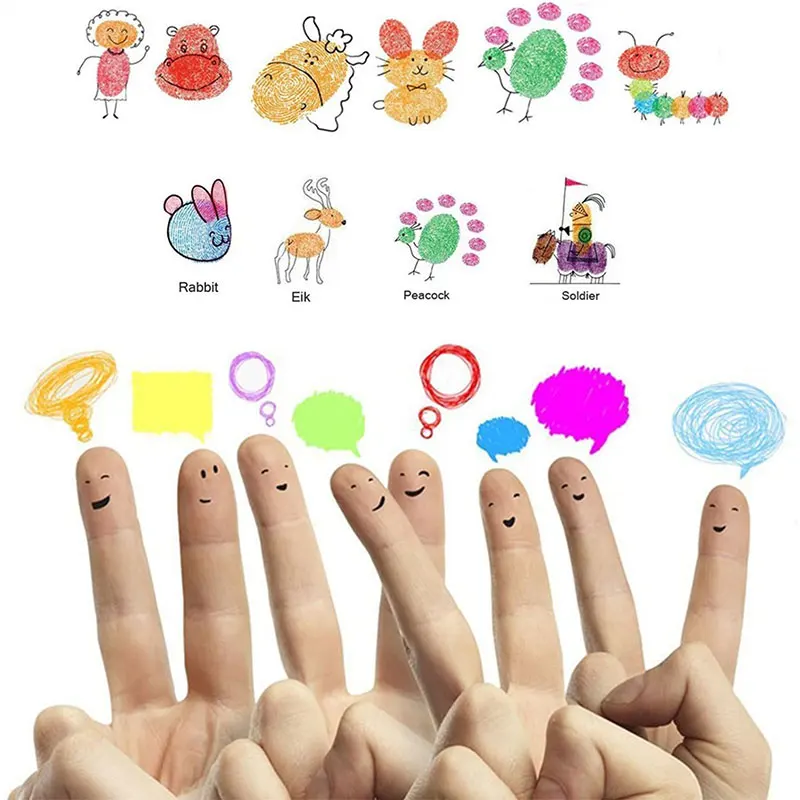 

20pcs/lot 20 Beautiful Water-Soluble Colors Ink Pad for Kid's Rubber Stamps DIY Scrapbooking Card Making Decor