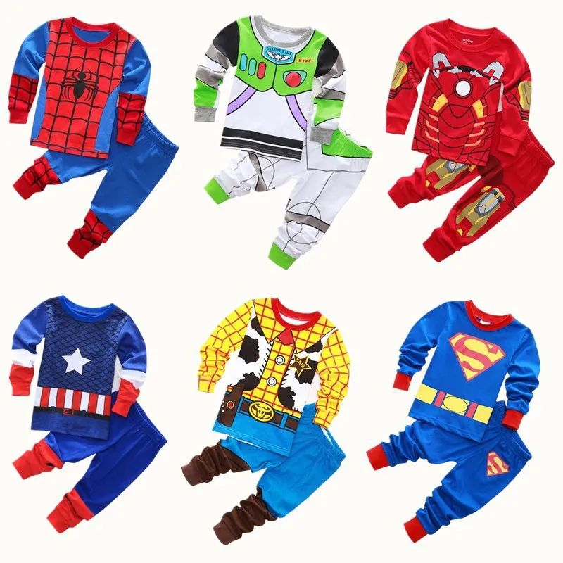 

Children's spring and autumn pajamas home clothes