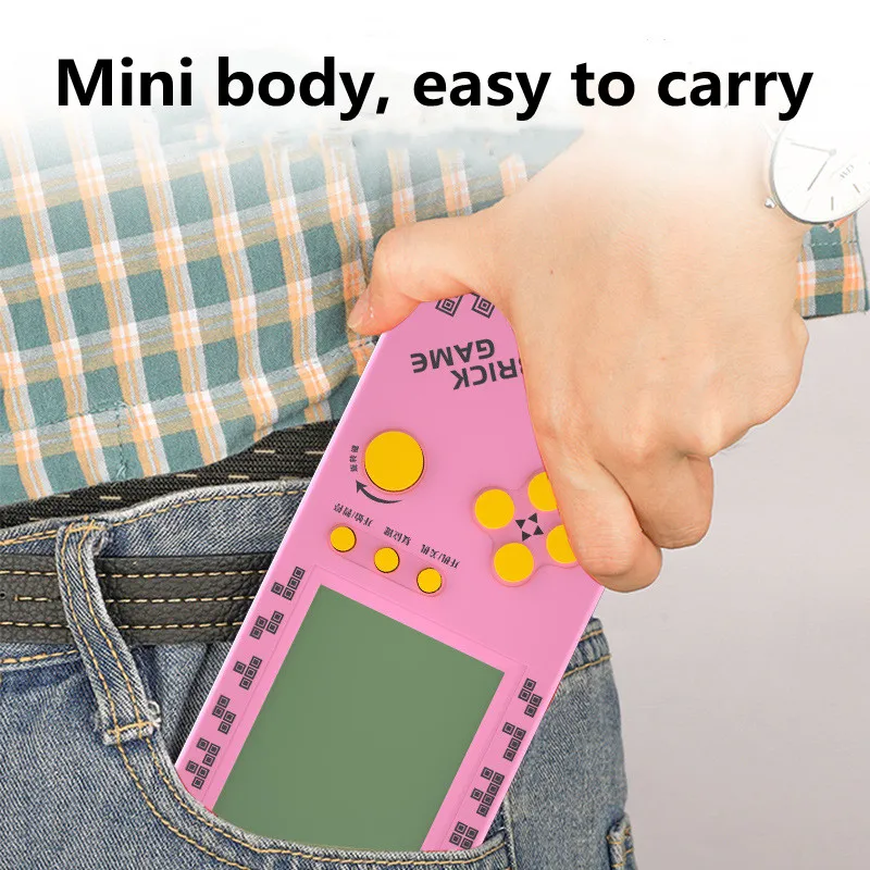 4.1 Inch Large Screen Tetris Game Console Children's Nostalgic Puzzle Handheld Portable | Игровые приставки и видеоигры