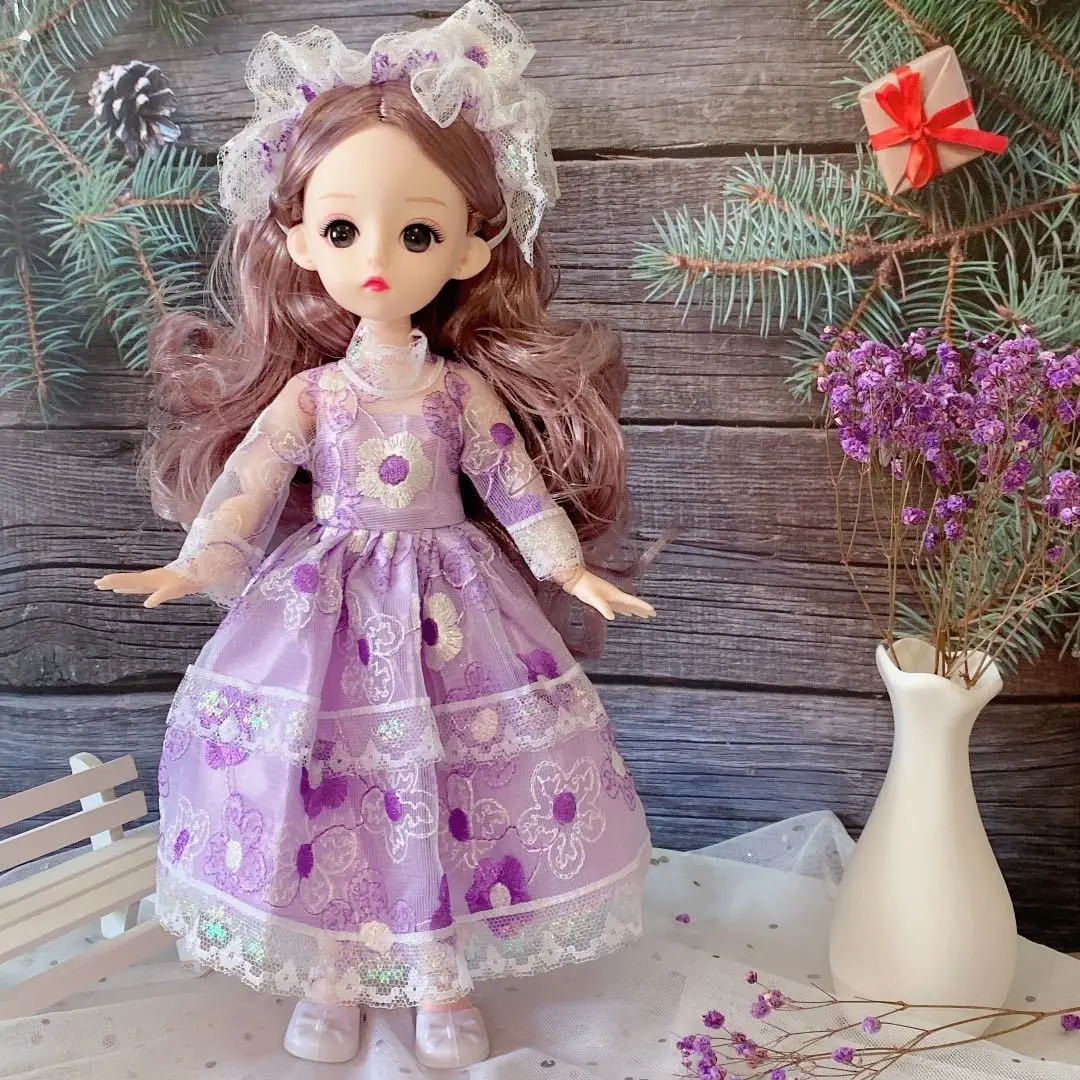 

Шарнирная кукла 30 см, обычная одежда, модные куклы с платьем, могут носить девочек, одеваться, подарки, игрушки «сделай сам»