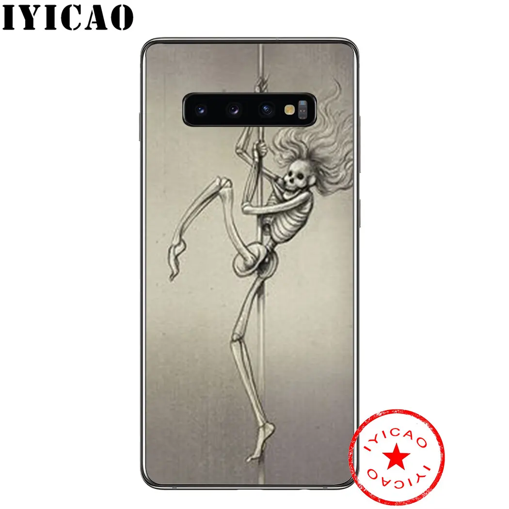 IYICAO Pole dance A Soft Case for Samsung Galaxy S10e S10 S9 S8 Note 8 9 10 Plus S6 S7 Edge TPU |