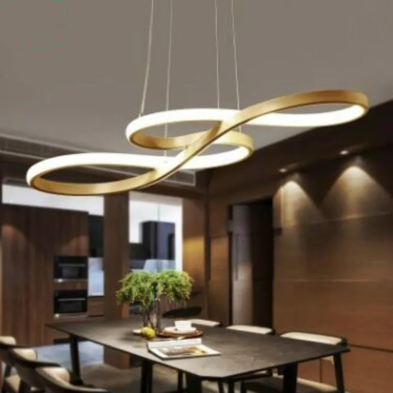 

Creative Modern New LED pendant lights Kitchen aluminum silica suspension hanging cord lamp for dinning room WJ12172