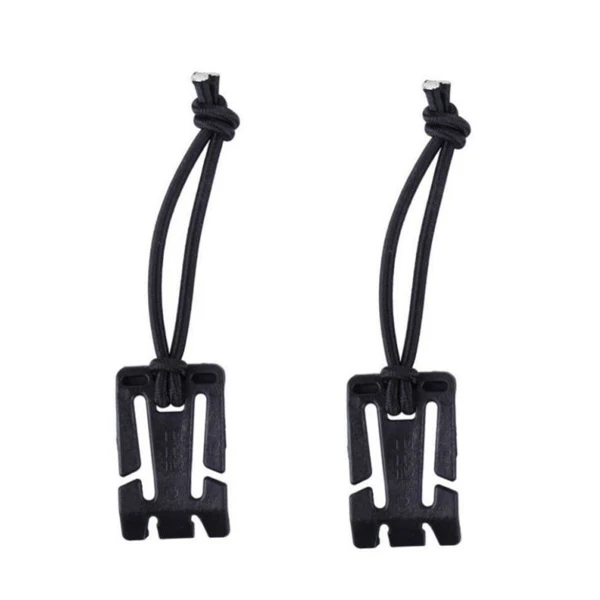 2PCS Black Лямки Рюкзак с карабином Molle ремень клип Quickdraw комплект дорожная сумка ремень застежка открытый бушкрафт Тактический повесить лагерь прикрепить - Цвет: 2PCS Black