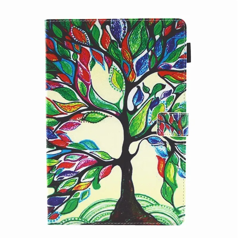 Tree Милый кожаный чехол с единорогом для samsung Tab A 10,1 чехол SM-T510 SM-T515 чехол для планшета чехол для samsung Galaxy Tab A 10,1 - Цвет: Tree