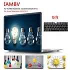 Цветной чехол с лампочкой для huawei Matebook 2020 Mate 13 14 X Mate book X pro, чехол для Mate book D14 D15 MagicBook14 15 16,1 + подарок