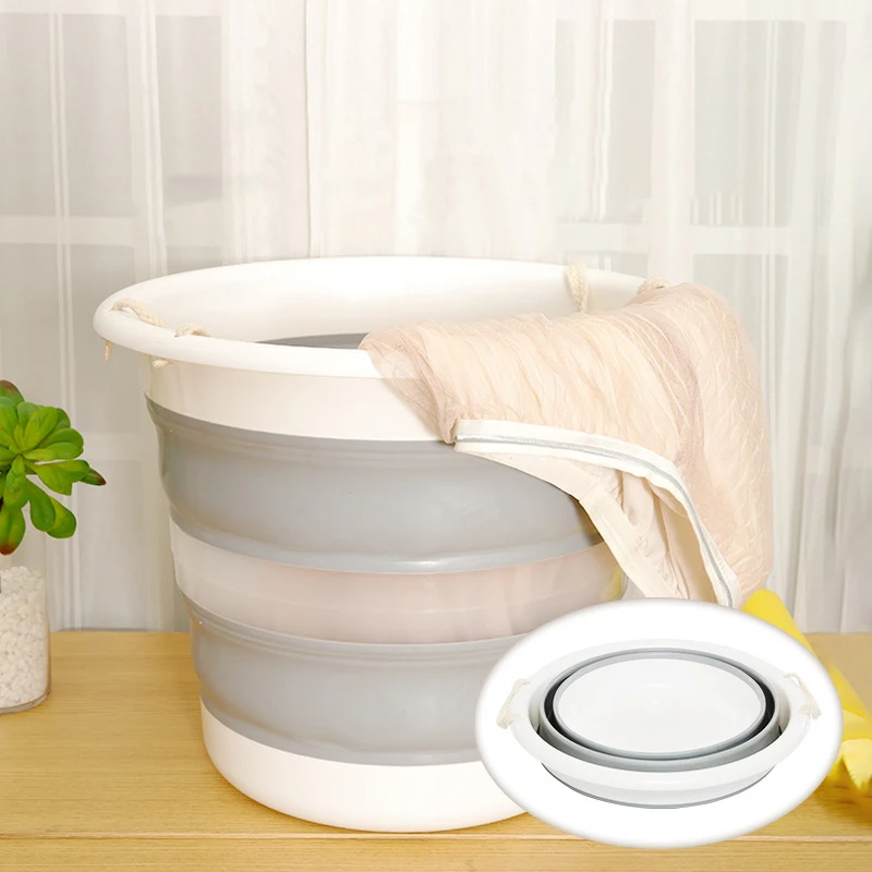 Силиконовое ведро 30 л рыболовное снаряжение складное уличное раковина для