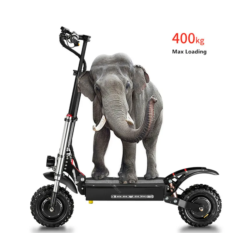 

New Powerful Electric Scooter 5400W 60V 85KM/H Electric Scooters Double Drive Foldable Off Road Electric Skateboard Scooter