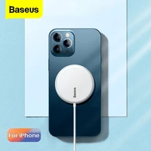 Baseus15W Magnetic Wireless Charger For iPhone 12 Pro Max Qi PD Fast Wireless Charging Charger Induction Pad Magnetic Charger