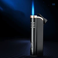metal butane lighter cool torch gas windproof lighter smoking accessories dropship suppliers ma%c3%a7arico portatil a gas jet lighter