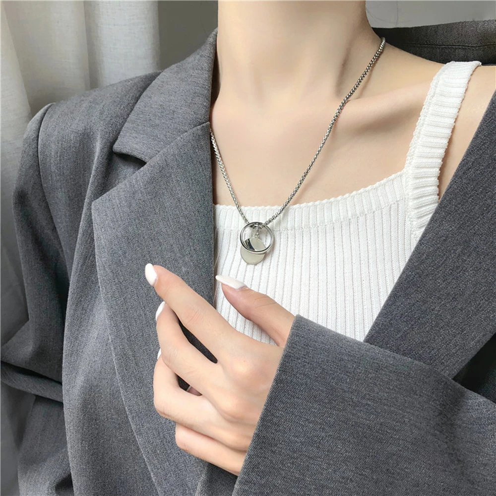 

Contracted Fashion Personality Minimalist Style Necklace Women Fine Jewelry Gifts