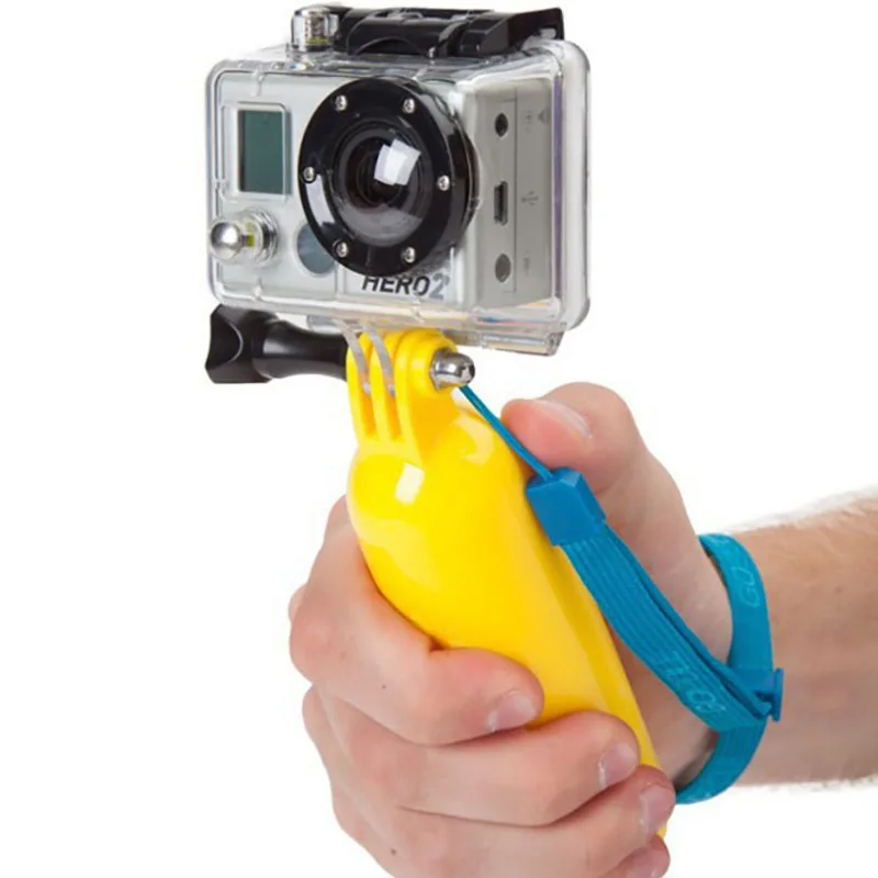 Рукоятка для Gopro Pole Sport Action camera Bobber Float ручная палка для Go Pro Hero 7 6 5 4 монопод для Yi 4K SJ4000 SJ5000 - Цвет: small yellow