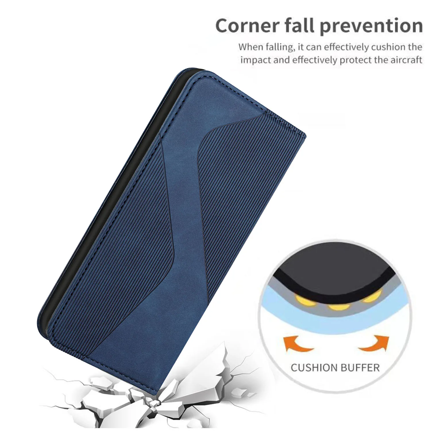 Luxury Flip Leather Wallet Case For Samsung Galaxy S23 S22 S21 S20 FE S10 S9 Plus Note 20 Ultra Magnetic Card Slot Phone Coque