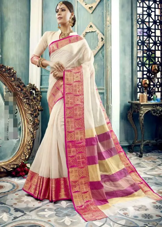 Traditional India Sarees Woman Beautiful Printing Ethnic Daily Dance Saree | Тематическая одежда и униформа