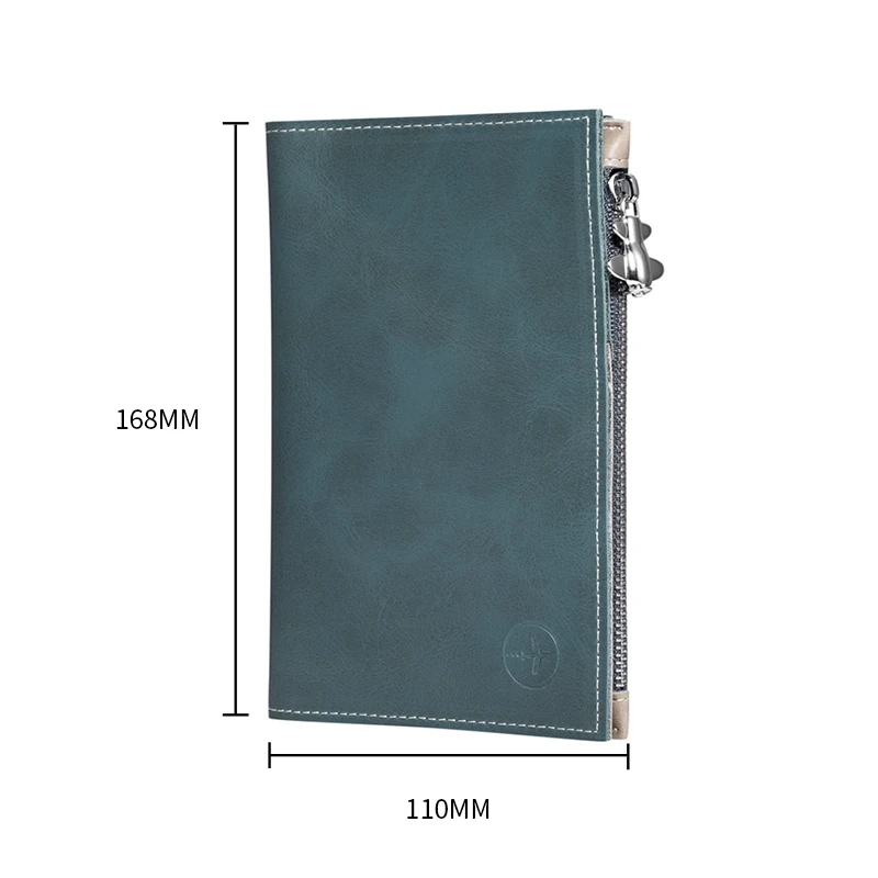 Men Passport Wallet Holder Credit Card Holder RFID Coin Purse Ticket Card Bags Case ID Holders Wallets Mens Travel Accessories