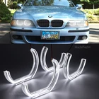 Для BMW 5 серии E39 525i 528i 530i 540i 1997-2003 DTM M4 Стиль ультра яркие светодиодные ангельские глазки DRL halo кольца дооснащенные аксессуары