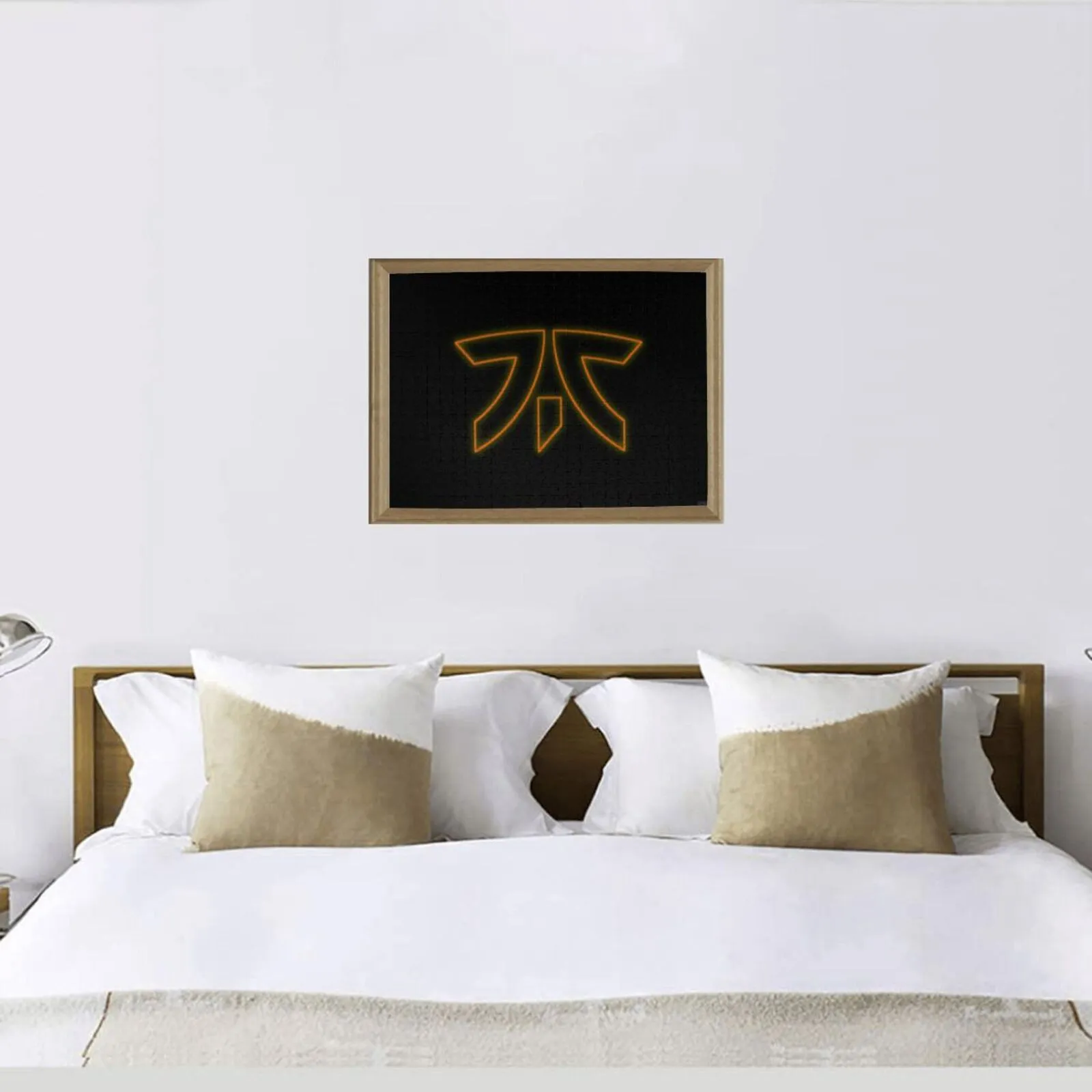 Фан-арт неонового логотипа, оранжевая пазл-головоломка на 500 элементов, деревянные образовательные игрушки Csgo Cs Go Nip Counter Strike.