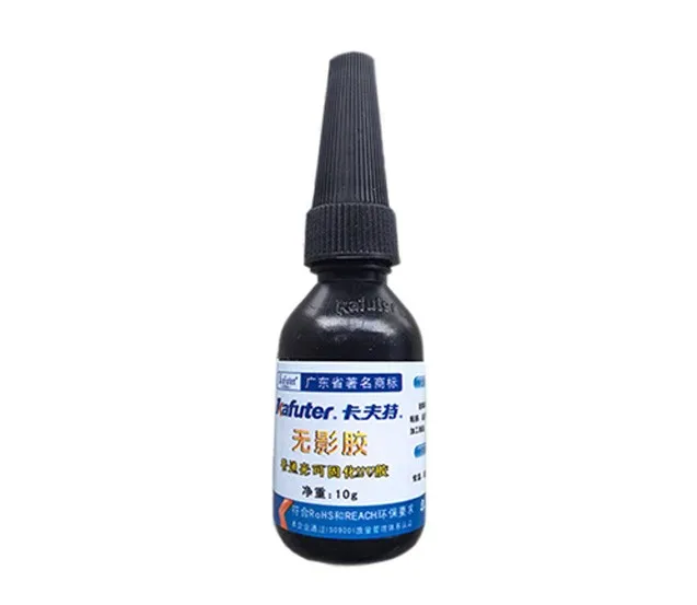 

1Pcs Glue Curing Adhesive Transparent Crystal Glass 10g K-303 UV Glue Shadowless Glue Crystal Glass Metal Bonding Repair Glue