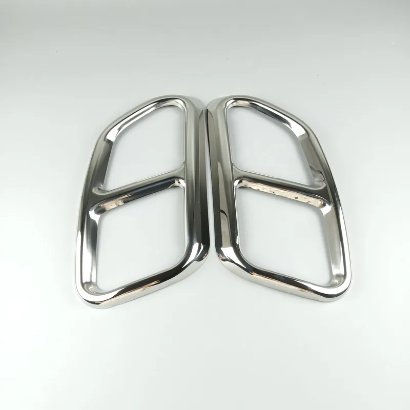 Стайлинг автомобиля выхлопная рама декоративная наклейка отделка для Volvo XC60 2009 16