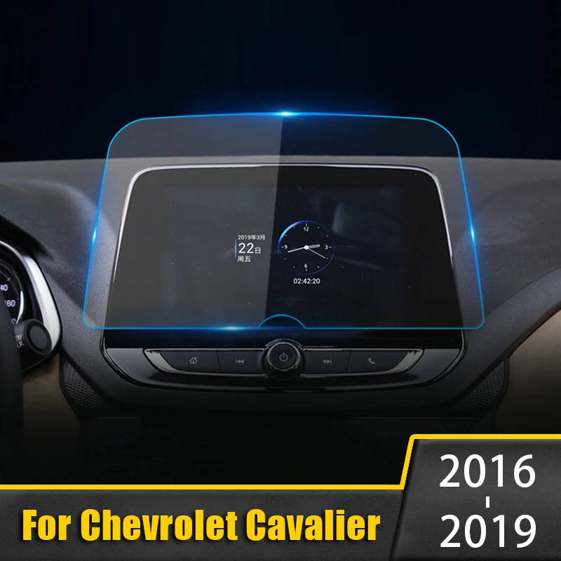 

For Chevrolet Cavalier 2016 2017 2018 2019 2020 Tempered Glass Car GPS Navigation Screen Protector Film LCD Protective Sticker