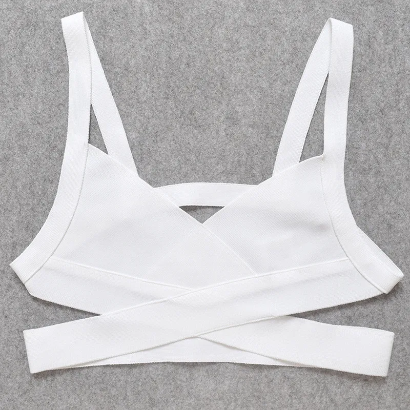 Новинка 2020 женские летние майки топы бандажный бюстгальтер без рукавов