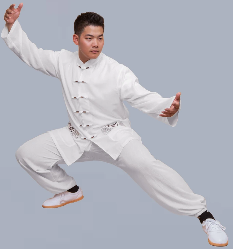 Для мужчин женщин белье Тай Чи и рисунком кунг-фу Йога Комплект Свободная