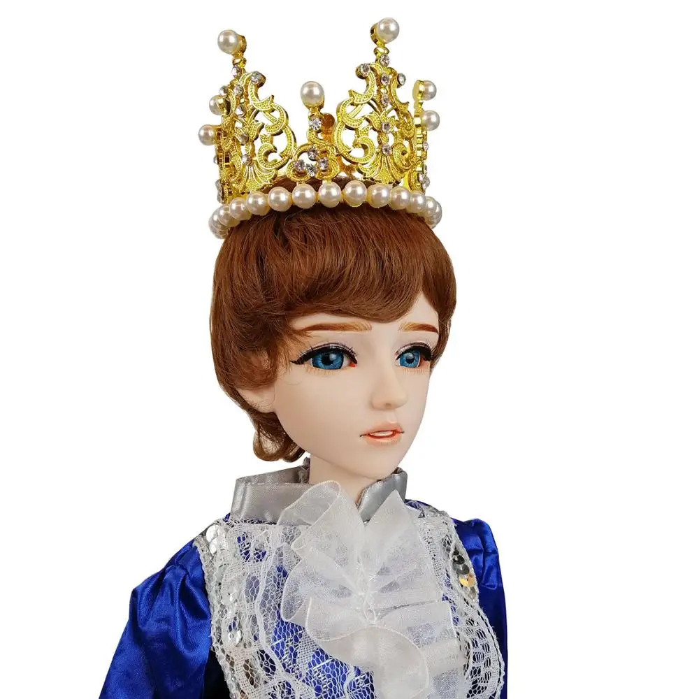 EVA BJD 1/3 62cm 24.5 inch Doll Male Prince Boy Toy ball jointed Plastic Model Make up Practice Gift With Clothes Wig Shoes | Игрушки и