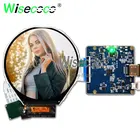 Wisecoco 3,4 дюйма ips круглый ЖК-экран 800*800 350 нит яркость 39 контактов с MIPI HDMI micro USB плата драйвера