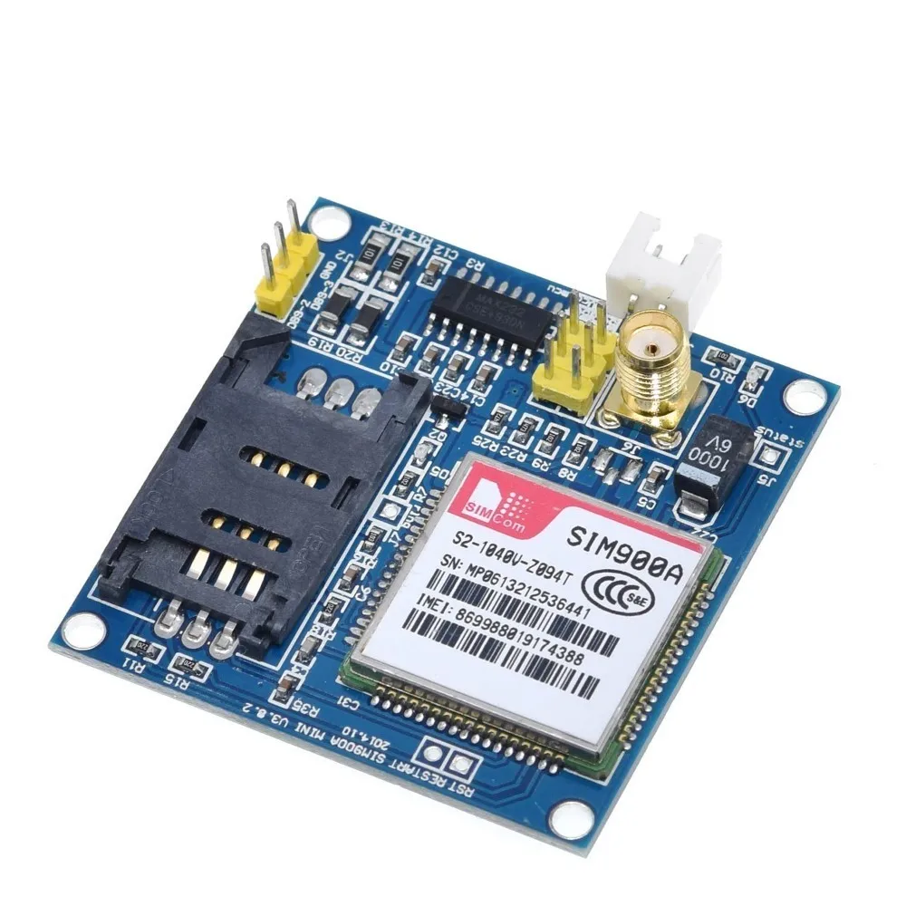 Модуль беспроводной передачи данных Sim900a Sim900 Mini V4.0 комплект платы Gsm Gprs с антенной