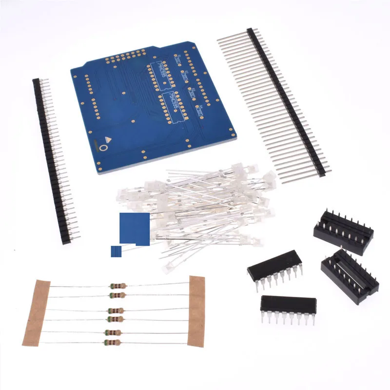 4X4X4 синий светодиодный светильник для Набора Кубиков 3D Набор DIY Электронный набор