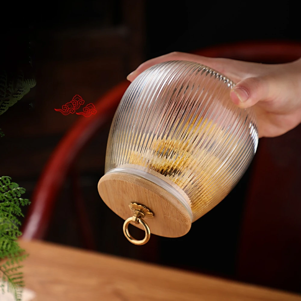 Бамбуковая крышка кухонные бутылки для хранения банка герметичный контейнер еды