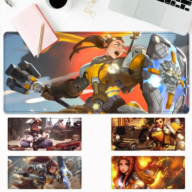 

Trend Brigitte Mouse Pad Laptop PC Computer Mause Pad Desk Mat For Big Gaming Mouse Mat For Overwatch/CS GO