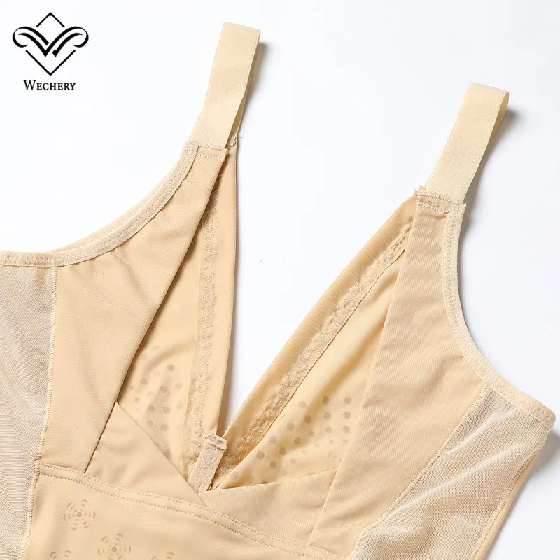 Wechery Faja женские Связки и Формирователи брюшной Корректор осанки Платье-футляр облегающее похудение для живота женское нижнее белье с цветочным рисунком 60-110 см талия