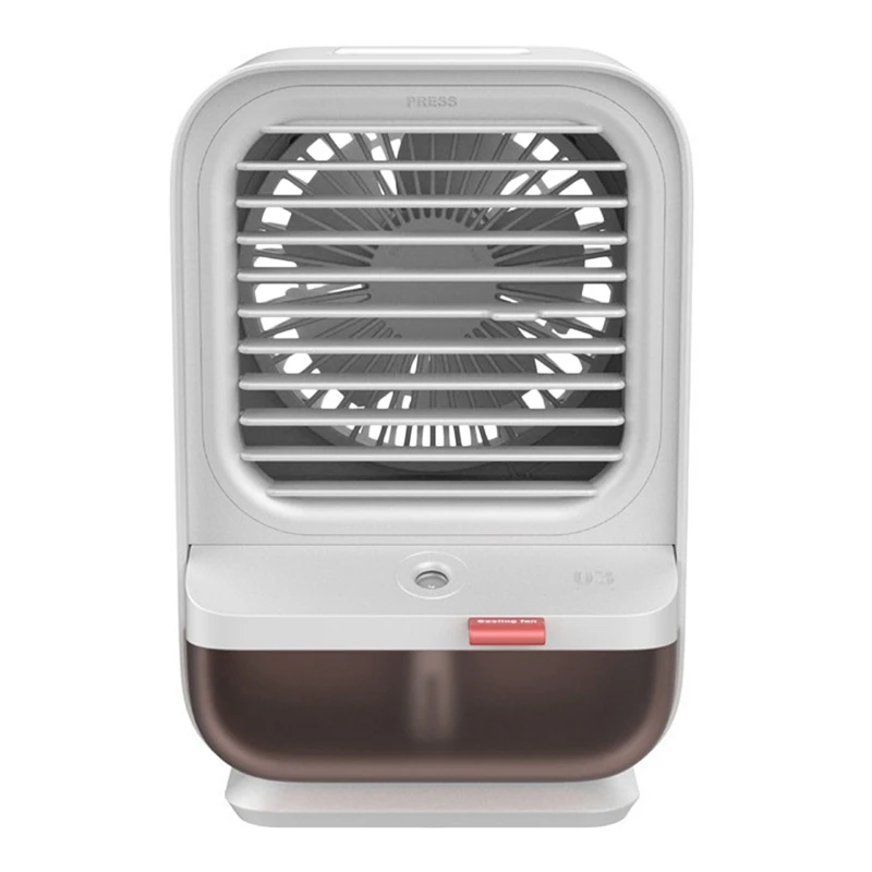 

Ice Fog Fan, USB Mini Water-Cooled Air-Conditioning Fan with Atmosphere Night Light