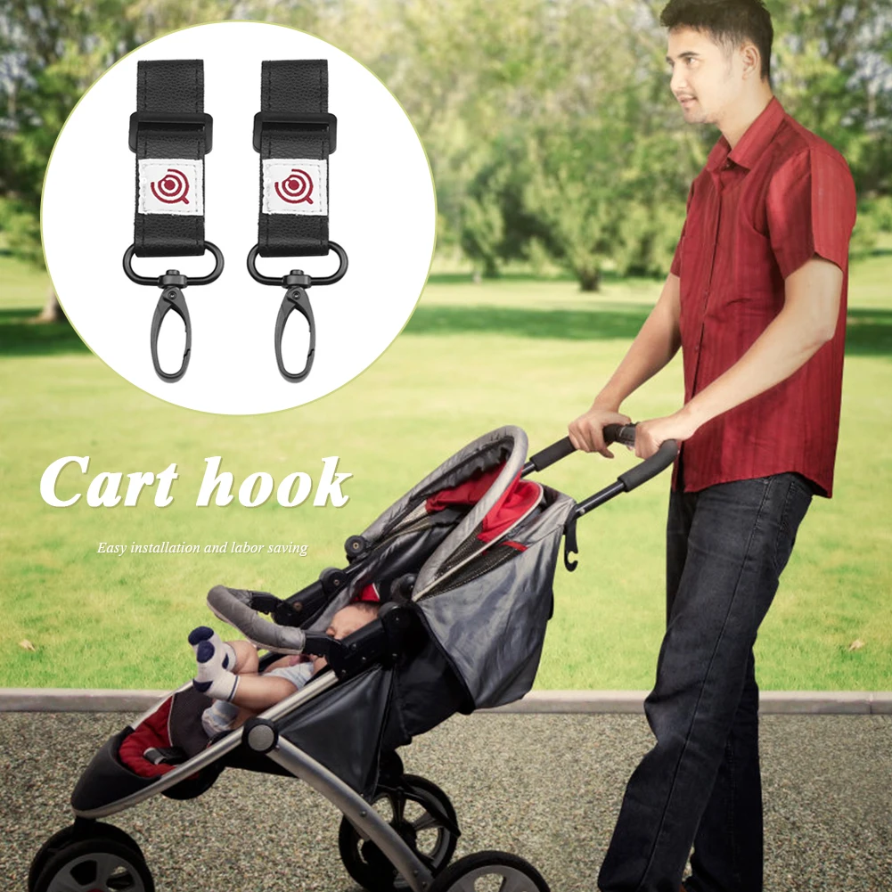 

2pcs Set Baby Stroller Hook Pram Rotate 360 Diaper Bag Hanger Baby Activity Gear Stroller Light Daily Practical Accessories Tool