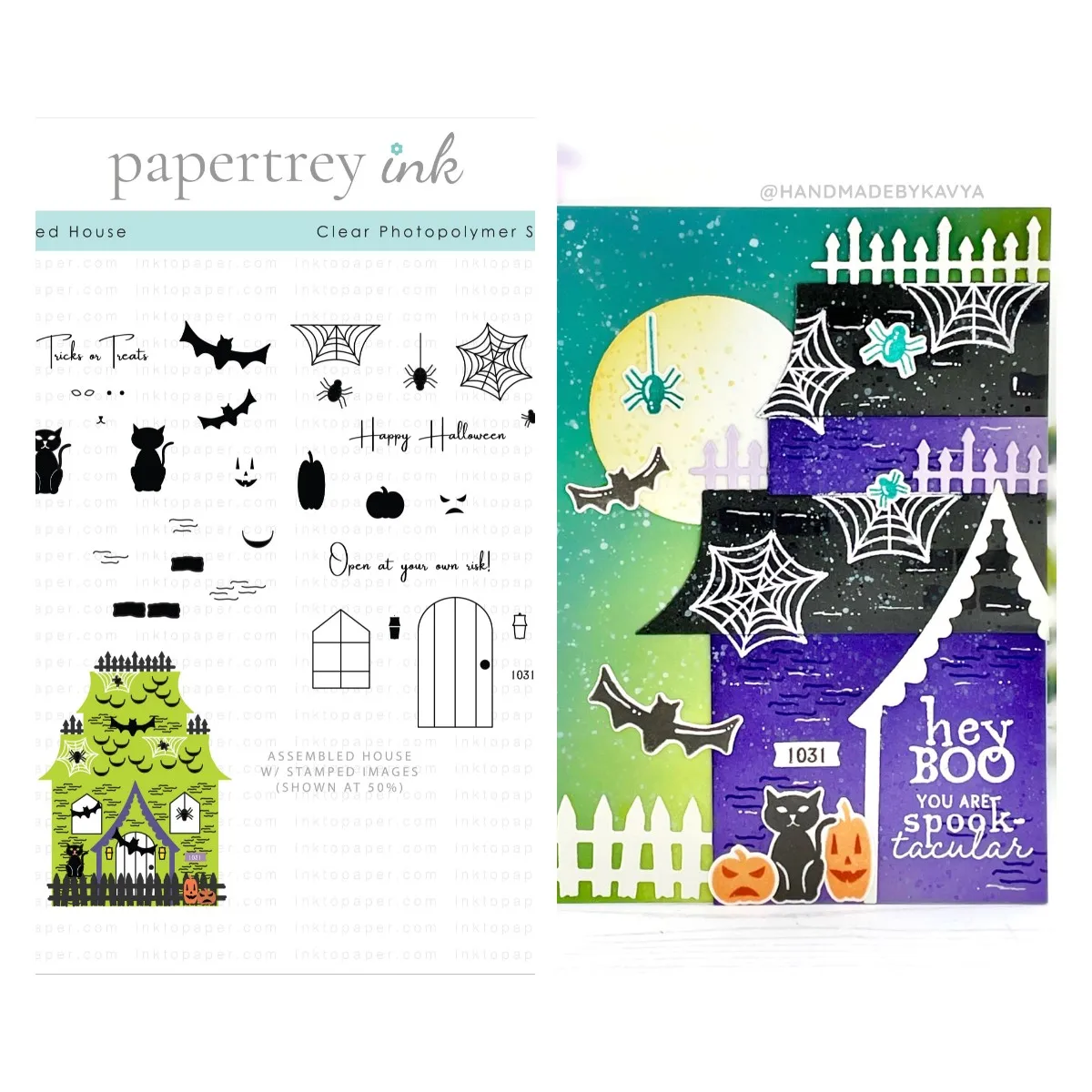 

Haunted House New Clear Stamps and Metal Cutting Dies Scrapbook Diary Decoration Embossing Template DIY Greeting Card Handmade