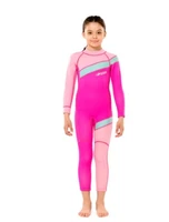 hisea one piece neoprene diving suit for kids children surfing swimwear long sleeve snokeling jellyfish scuba wetsuit rashguard