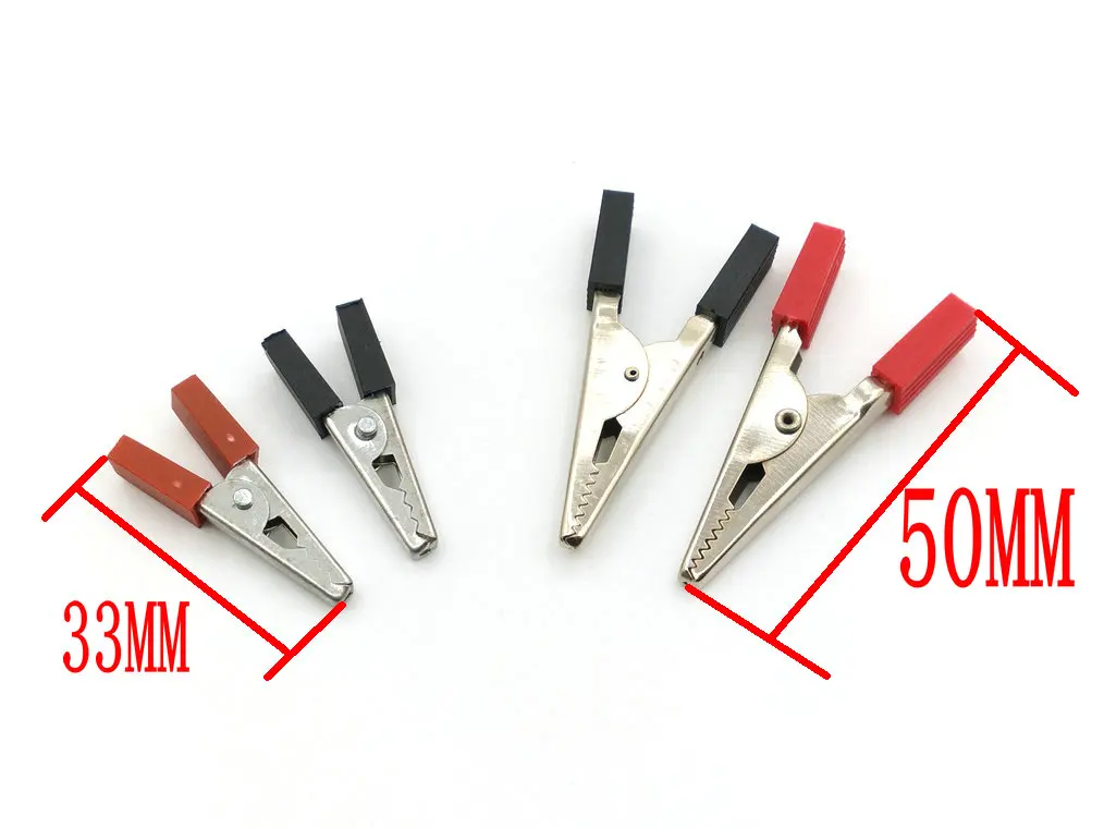 200 шт. металлические зажимы &quotкрокодил&quot кабельный ввод тестирование