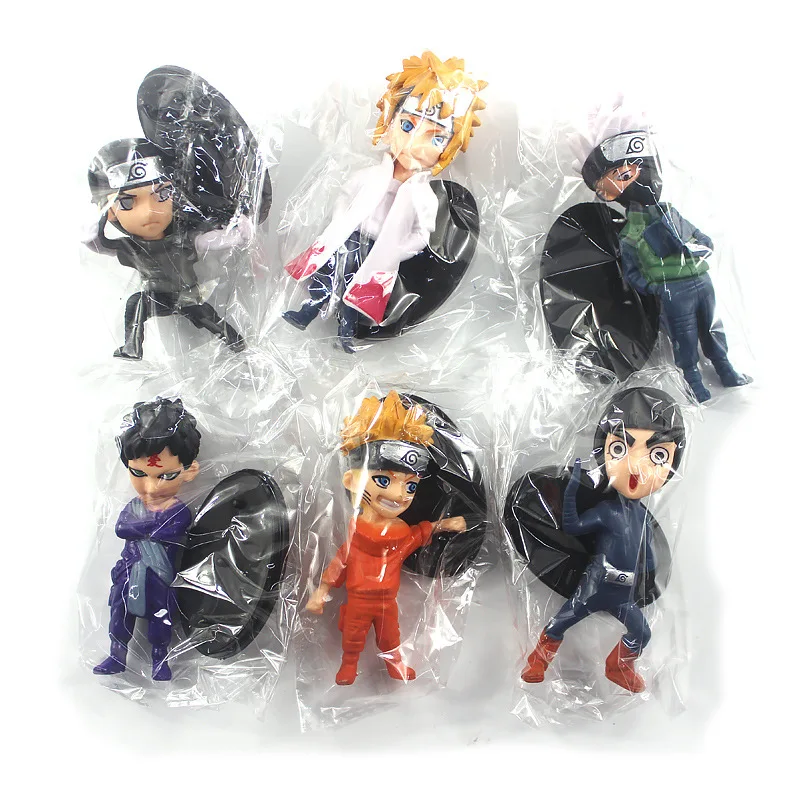 Экшн фигурки из японского аниме Kakashi Sakura Sasuke Itachi Obito Gaara виниловые Подарочные