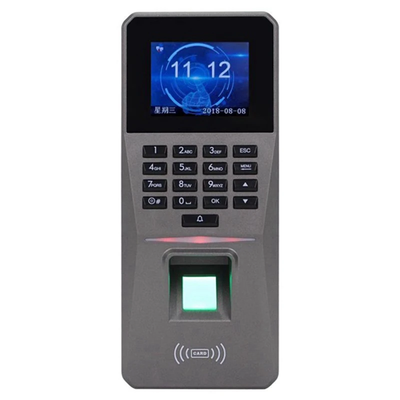 

Fingerprint Time Attendance 2.4 Inch Screen 3000 Capacity Access Control Supports Fingerprint Password Card Recorder