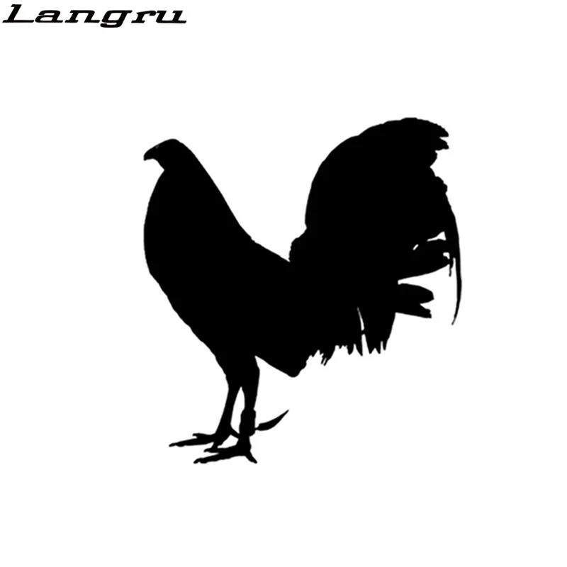 Langru 13 2 см * 14 5 Смешные животные Gamefowl Rooster виниловые аксессуары Jdm|Наклейки на