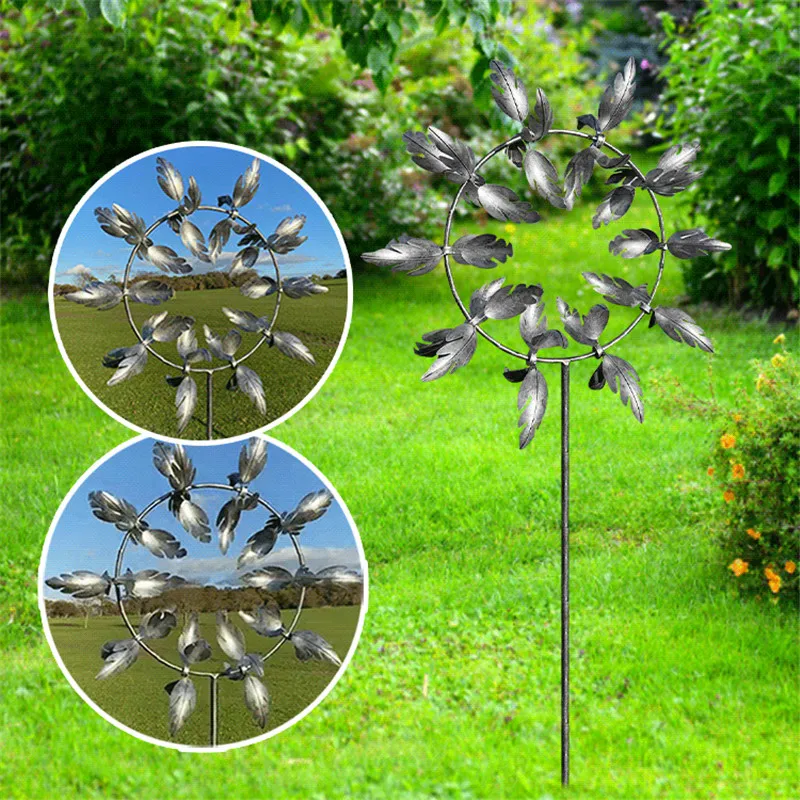 

Unique And Magical Metal Windmill Outdoor Lawn Wind Spinners Wind Catchers Chimes Windmill Yard Patio Lawn Garden Decoration #40