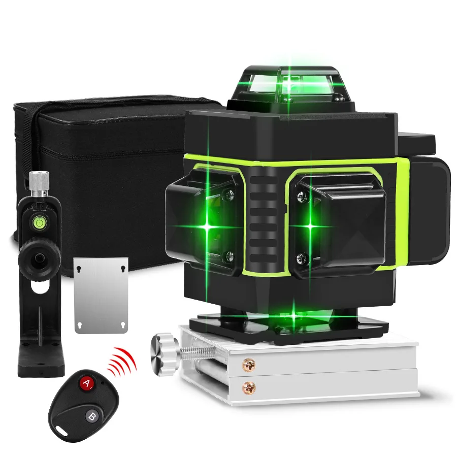 

HILDA 16 Lines 4D Laser Level Self-Leveling 360 Horizontal And Vertical Cross Super Powerful Green Laser Level