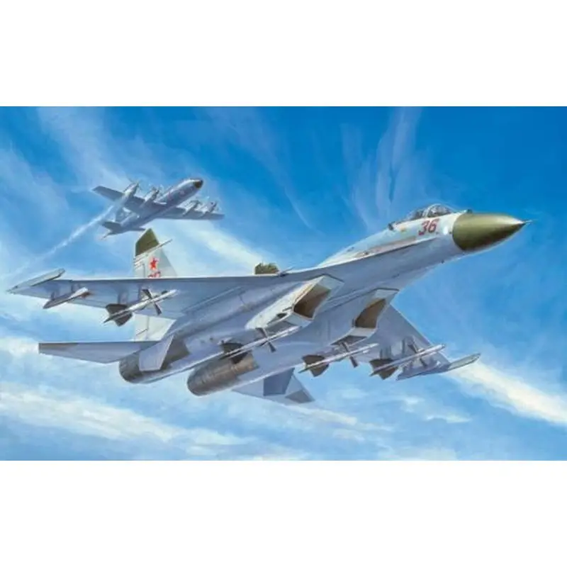Trumpeter 01661 1/72 Российский истребитель раннего типа Su-27 — набор масштабной модели
