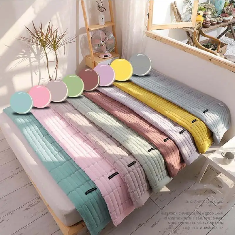 Тонкое летнее одеяло в клетку 40 дюймов покрывало для кровати домашний текстиль |