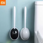 Щетка для унитаза Xiaomi с силиконовой головкой, для слива, настенные инструменты для быстрого слива, аксессуары для ванной комнаты